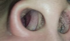 Dive deep into the fat girl's nose