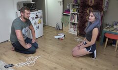 Luna Grey - Custom Wrestling Bondage Escape Challenge MP4 HD