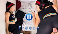 Stepsister's Frozen Game: BJ, Dry Humping, and Cumshot