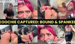 4K Koochie Captured Bound And Spanked