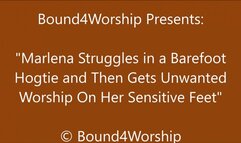 Marlena Hogtied for Foot Worship - HD