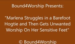 Marlena Hogtied for Foot Worship - SD