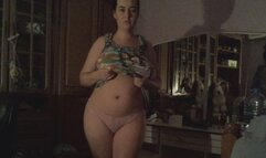 It was a custom video! Stripping, Masturbating with lush, sex simulation, Real Squirting orgasm!