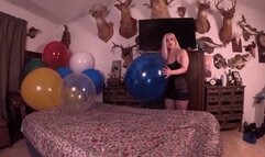 Mean Stepmommy Sit Popping Balloons - HD 1080p mp4