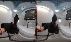 3DVR180 YUANYUAN red high heels POV trampling