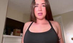 Hungry Giantess Swallows Her Tiny Whole