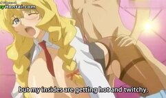 Horny sexy girl with big tits gets fucked