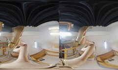 3DVR180YUANYUAN POV trampling on dwarfs with their toes