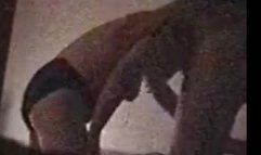 Big tit mature standing blowjob voyeur