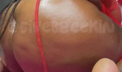 EBONY BBW TALKS YOU THROUGH A HUGE LOAD