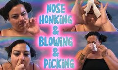 Nasal Taboo - Nose Honking, Blowing & Picking! Malory's Blows Nose HARD - Dry Blows, Deep Nose Picking - Candid ASMR Honking, Picking & Tissue Play