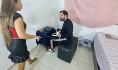 FARTING ON NYLON SNIFFER part 1 BY YASMIN BRISA AND DANIEL CAM BY ALINE FULL HD