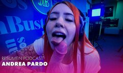 Big-Titted Redhead Andrea Pardo's Sybian-Shattering Blowjob & Squirting Session