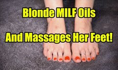 Fun Charlie Oils Up Her Pretty Feet