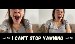 I can't stop yawning !!