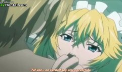 Horny babe in uniform gets creamed