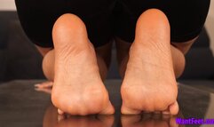 Behind Soles Tempting View - Barefoot - HD MP4