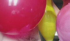 Balloons mast and cum
