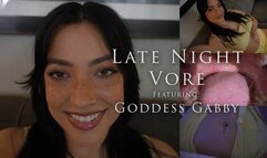 *Late Night Vore - Featuring Goddess Gabby - SD**