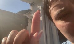 Cleaning my dirty ear and nose