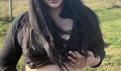 PUBLIC PIGGY STUFFING BBW BELLY