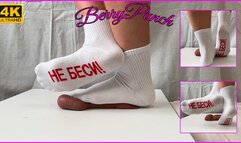 Full Weight Cock Trampling - Cock Crush - Sockjob - Foot Fetish - CBT - 4K