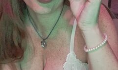 My first clip: Does anyone like a little food porn? Eating cherries and spitting seeds.