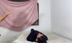 Brunette Making a Messy Crushing on Her Slave's Face Part 1 by Pietra Hunter and Daniel Santiago (Full HD Cam)