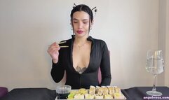 Chewing & Eating Vore Sushi Feast