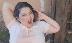 Outdoor Lazy Moments: Slow, Sensual Yawns