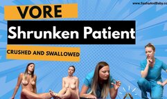 Vore Shrunken Patient Crushed And Swallowed Vore - Foot Fetish - Giantess - Crush