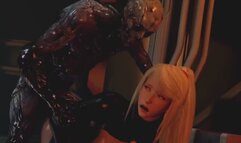 Blonde cyber fuck
