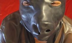 Peppas first latex handjob with cumshot