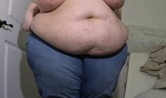 SSBBW versus 64 Inch Waist Jeans