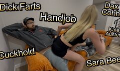 Full Weight Face Sitting Handjob from a Gassy Girl - Cuckhold - Handjob - Farting