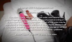 LATEX RUBBER GODESS P2 TEASE N CUM