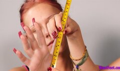 Measuring and Comparing - Hand Fetish - HD MP4