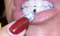 think my stepson is just a toy, stomp, lick and swallow him giantess