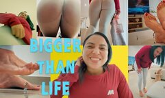 BIGGER THAN LIFE - Canela butt crush and barefeet crush 1080
