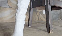 Sexiest whipping and pegging by the Queen Ama K in purple and white