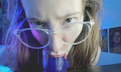 spitting blowjob