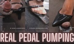 Pedal Shoejob by Classic Car Girl Explosive Cum