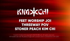 Feet Worship JOI Three-way POV with Stoney Baloney and Kim Chi