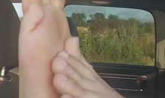 Feet enjoying the sun