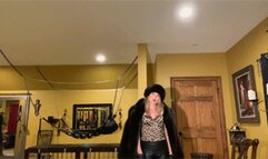 Mesmerized By My Fur & Leather Gloves (720p)