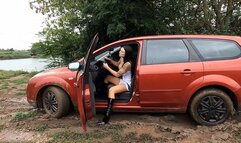 Jade drives to a party and gets stuck in the middle of nowhere