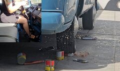 Glass and Metal Destroyed Beneath My Wheels