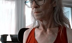 Lilly, the talk, her granny frame