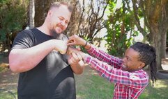 Two Feet, One Flip-Flop | Size Comparison