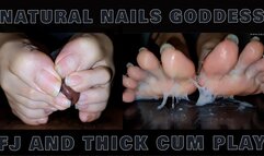 Riri Lunara's Special After Polish Nail Treatment - Natural Nails FJ and Thick Cum Mask